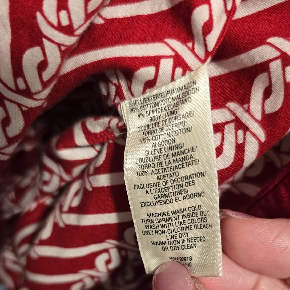 Juicy Couture Vibrant Red Double Breasted 3/4 Sleeve Trench‎ Coat Size Medium - Picture 16 of 16